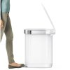simplehuman SLIM Kosz na Śmieci 45 l Pedałowy / Biały